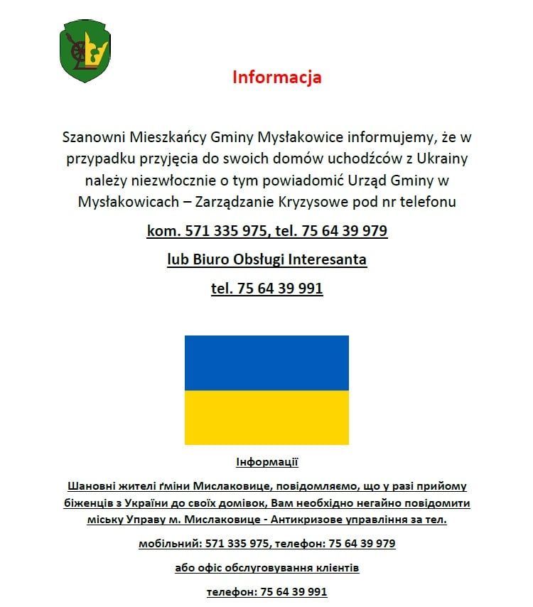 informacja Ukraina
